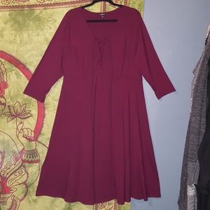 Mid sleeve torrid maxi dress